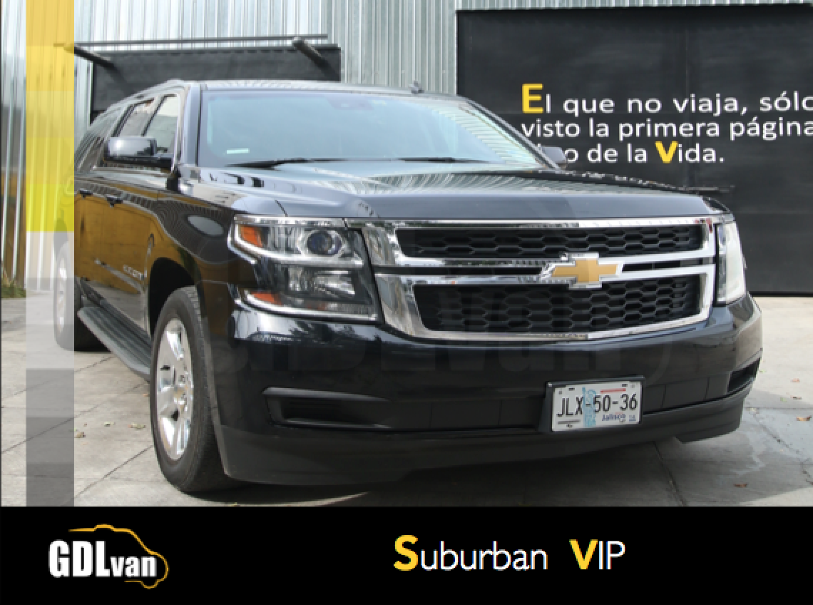Renta de Suburban con chofer en guadalajara GDLvan Renta